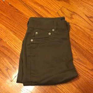 Dark green high waisted jeggings
